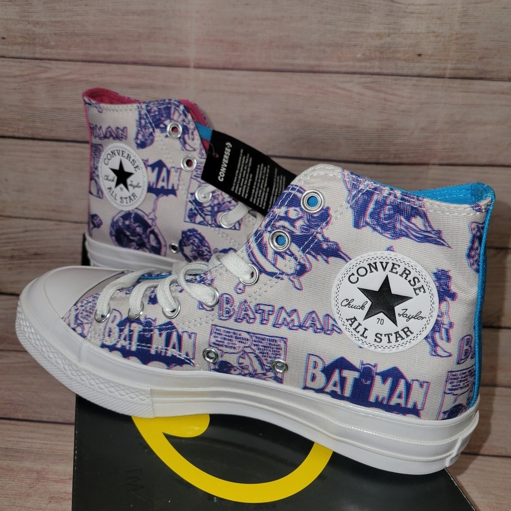 Converse 3D Batman DC 80 Years Anniversary 167512C Men's Shoes - Picture 3 of 5